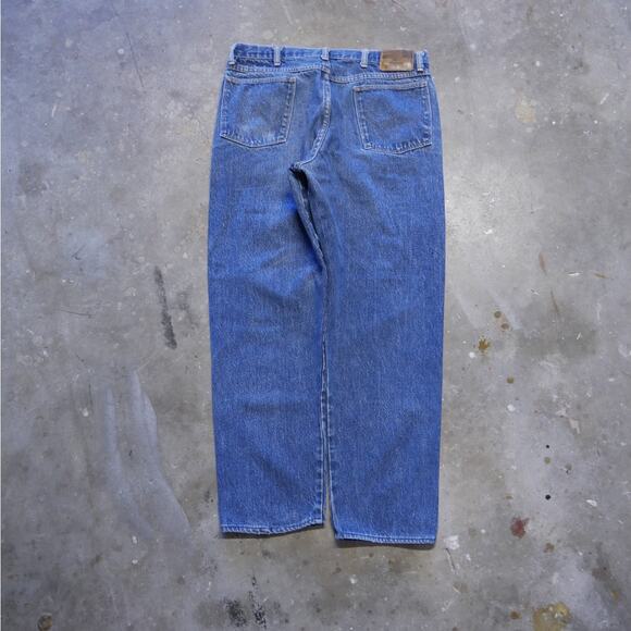 Vintage 90s Wrangler rugged Wear Made In USA Blue Jeans - Picture 7 of 8